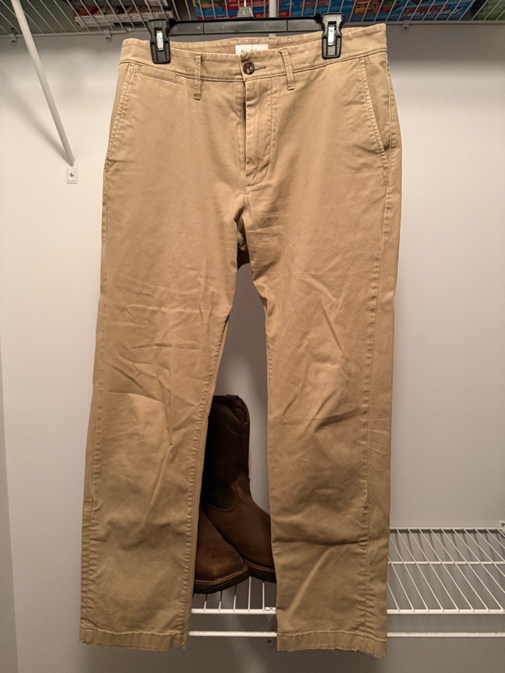 Goodfellow & Co Tan Straight-Fit Chino Pants